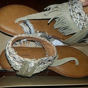 Fringe Sandals *Brand New*